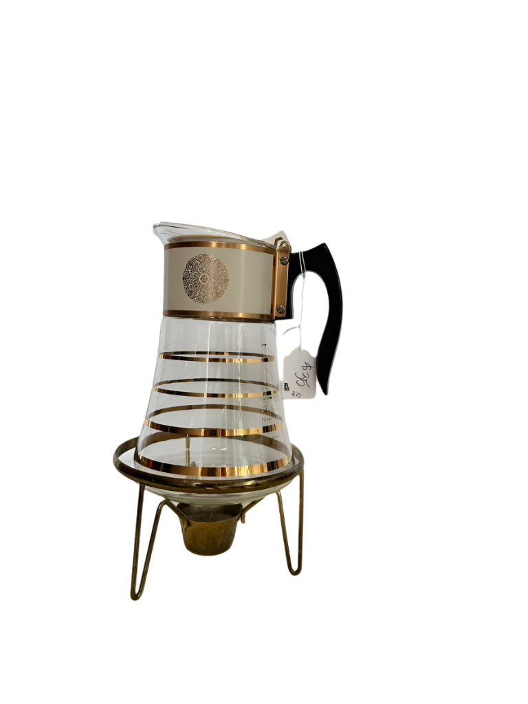 MCM David Douglas Flameware Coffee Carafe and stand