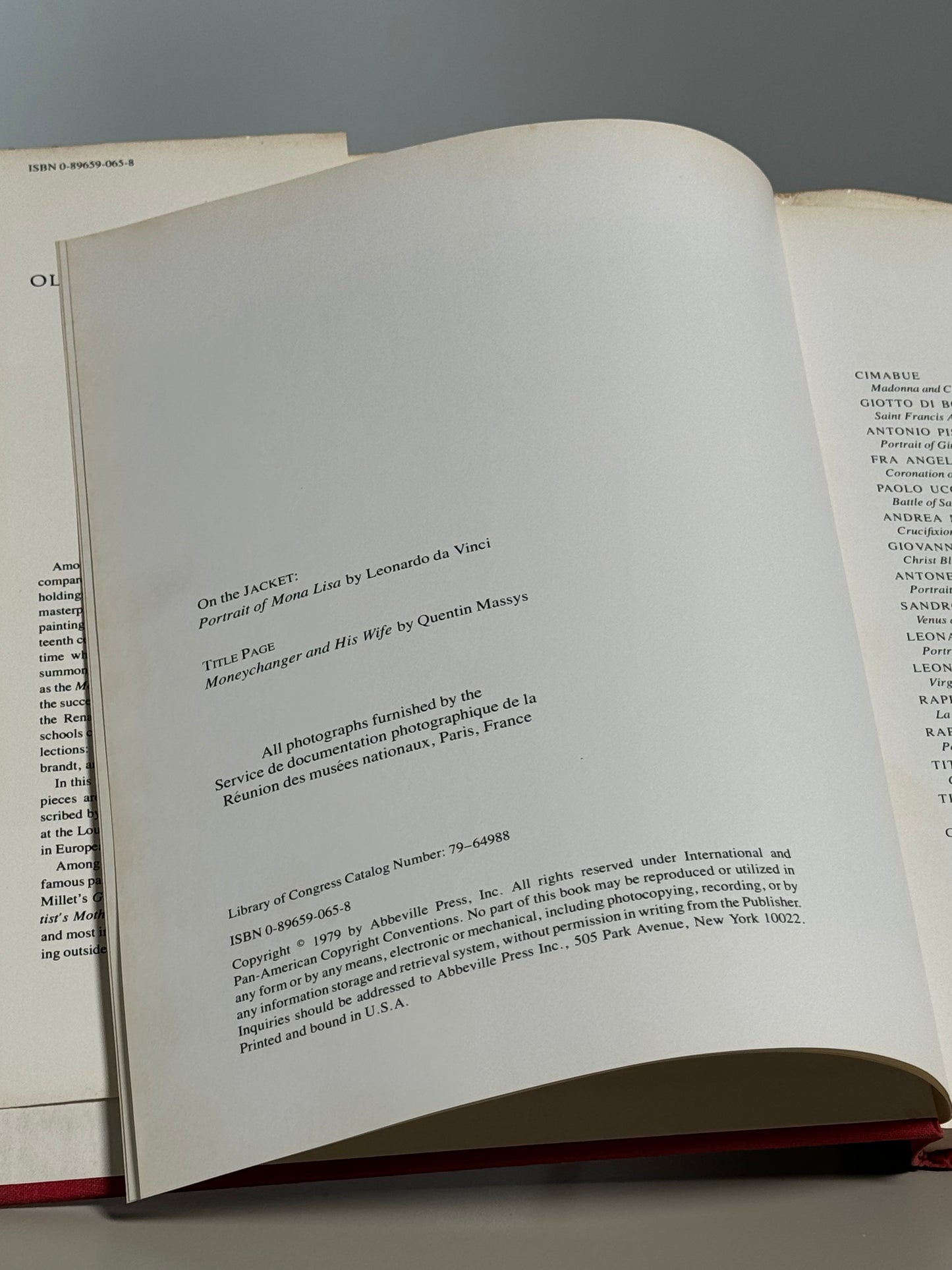 Louvre Museum Paintings Book, 1979