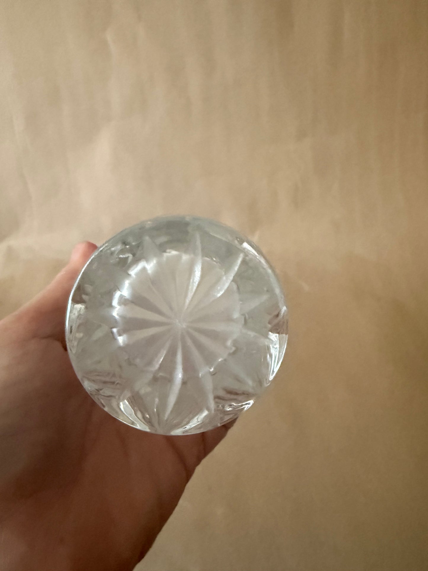 Cut Crystal Highball Tumblers, Set of Four