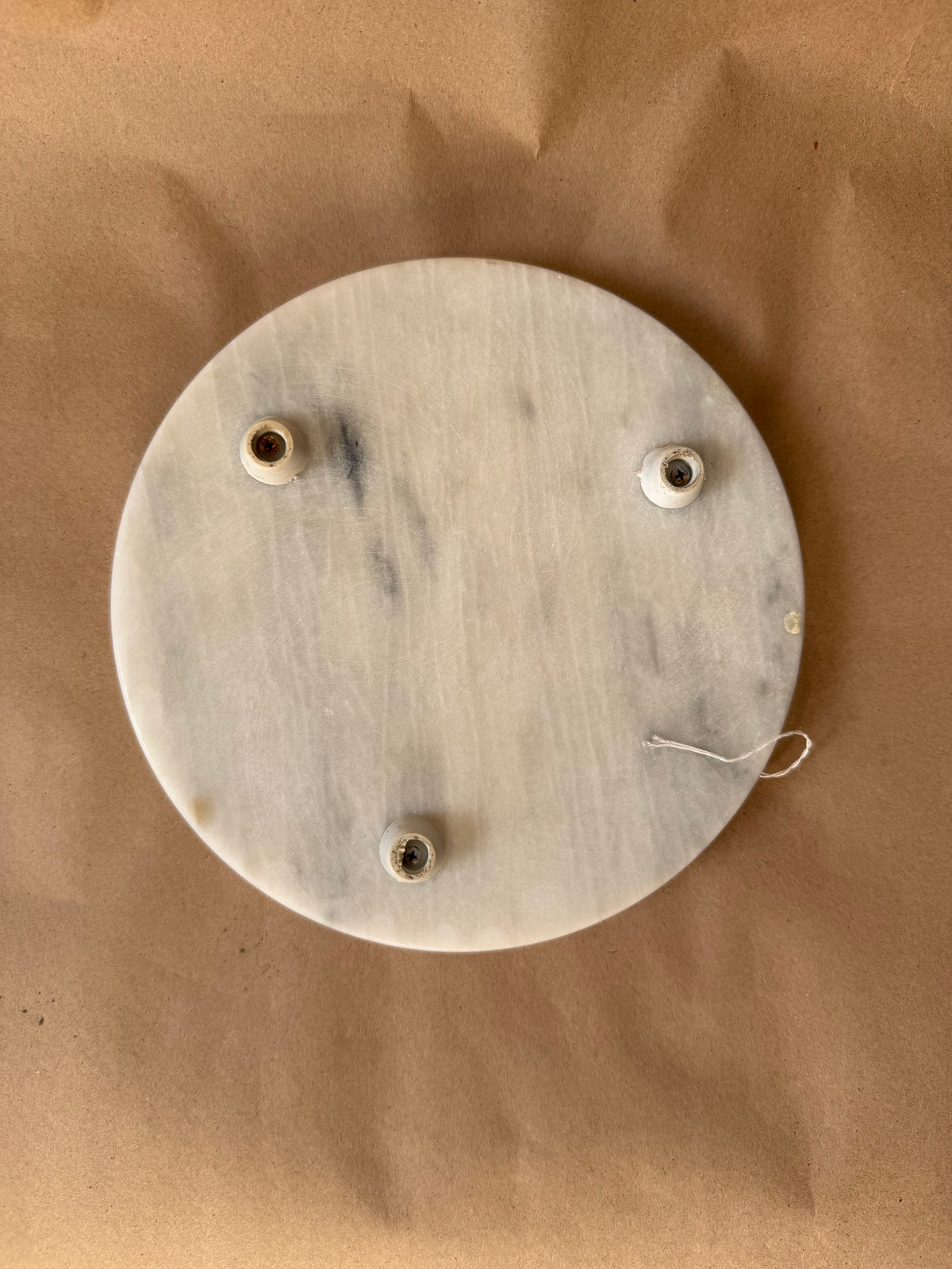 Round Marble Cheese Board with Feet