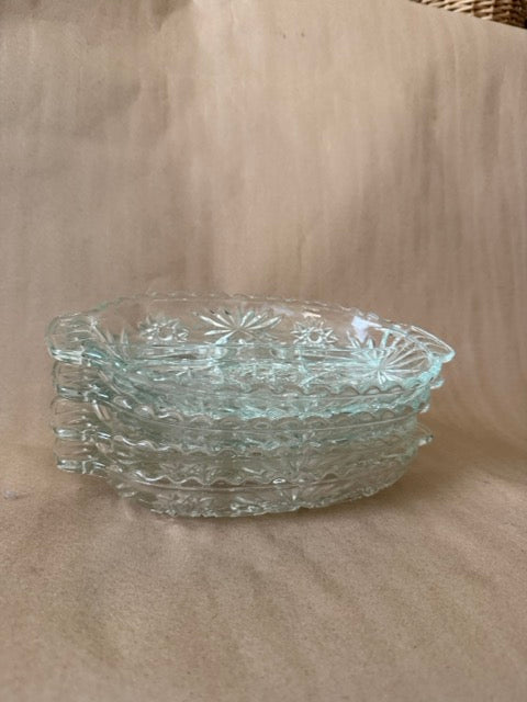 Relish dishes stacked