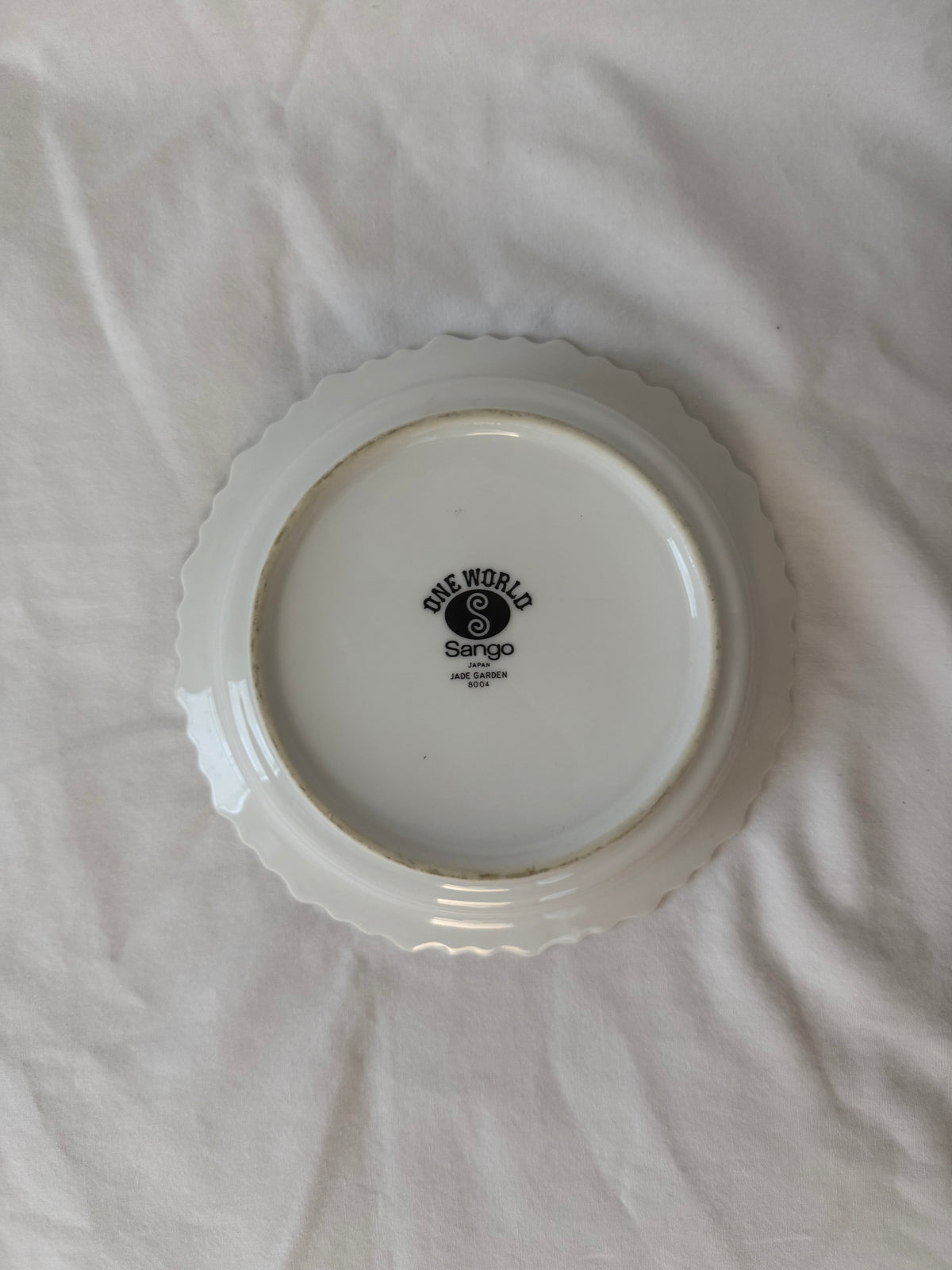 Underside of Sango bowl