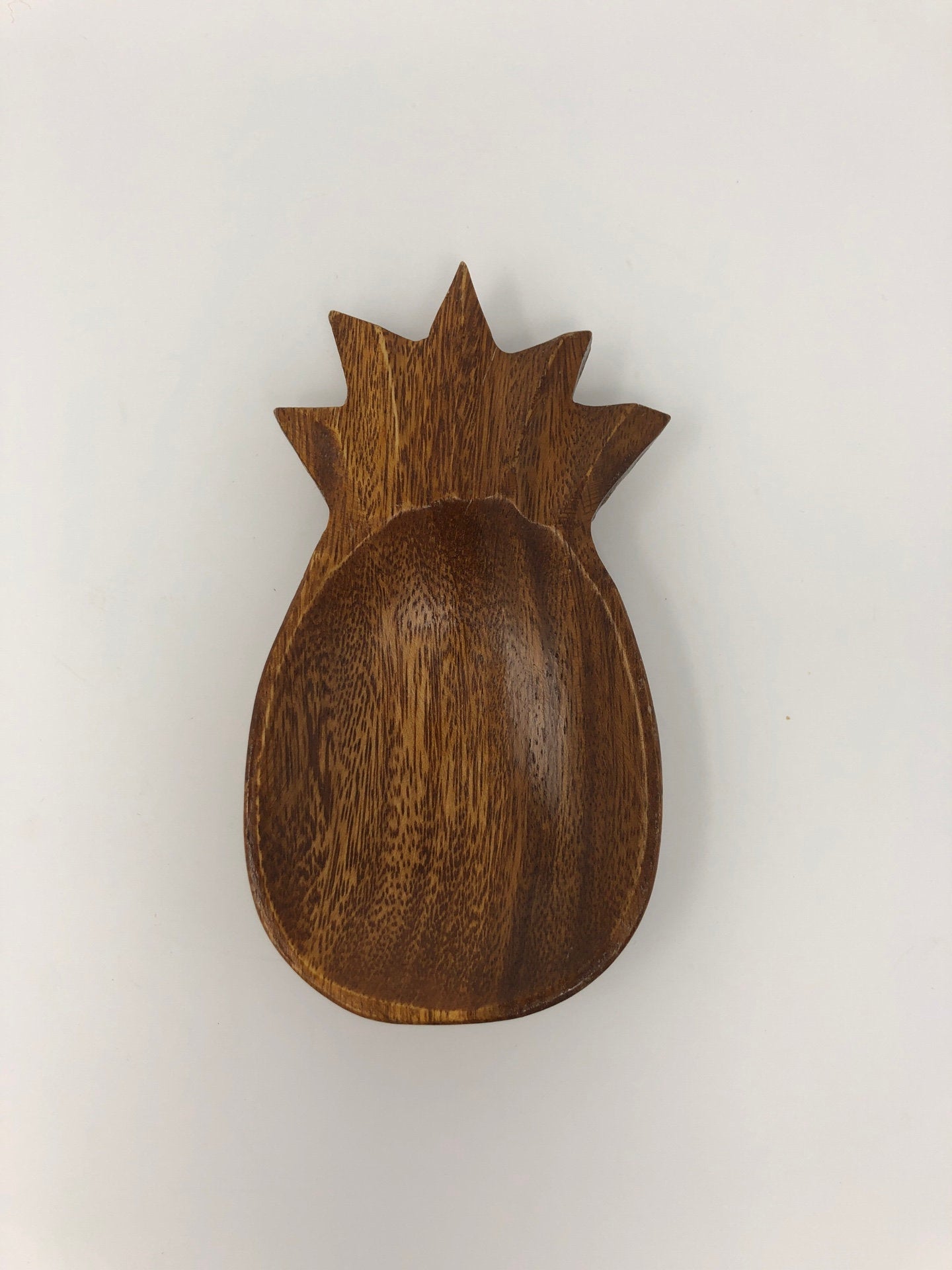 Vintage Handcarved Wooden Pineapple Dishes (set of 4)