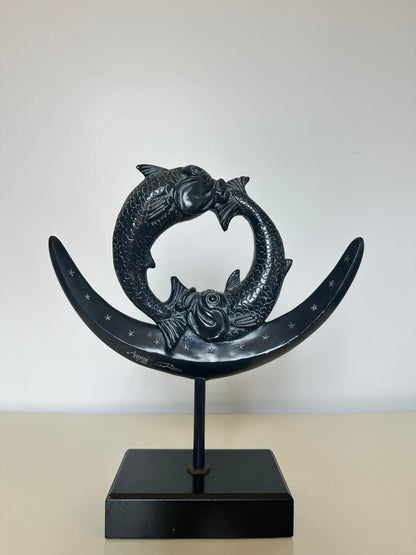 Austin Productions Pisces Sculpture 1995 Signed