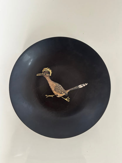 Vintage Couroc Roadrunner dish