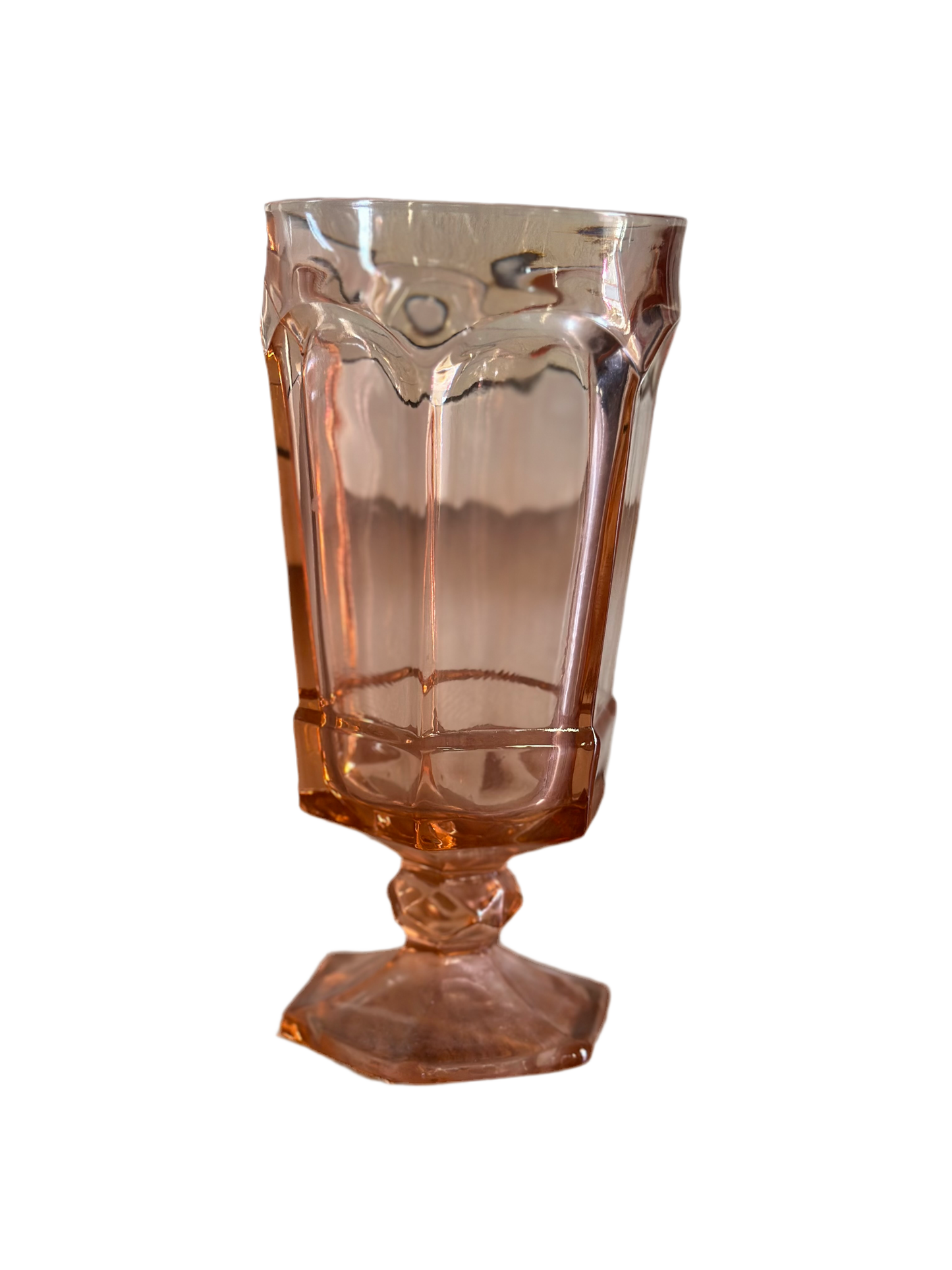 Vintage Pink Fostoria Deep water glasses (set of 4)