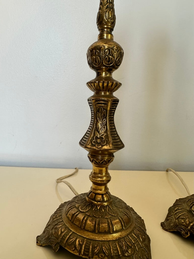 Vintage Brass Lamp