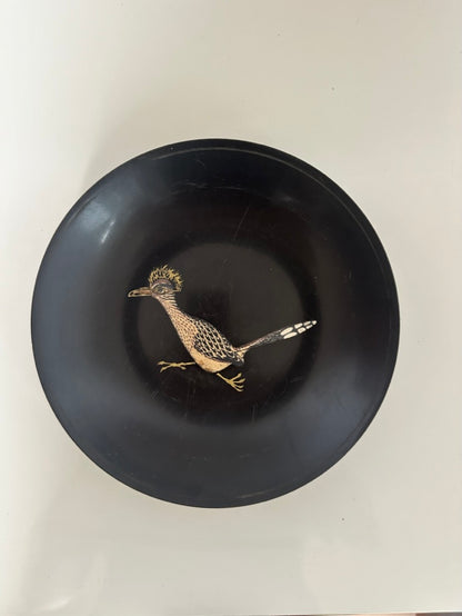 Vintage Couroc Roadrunner dish