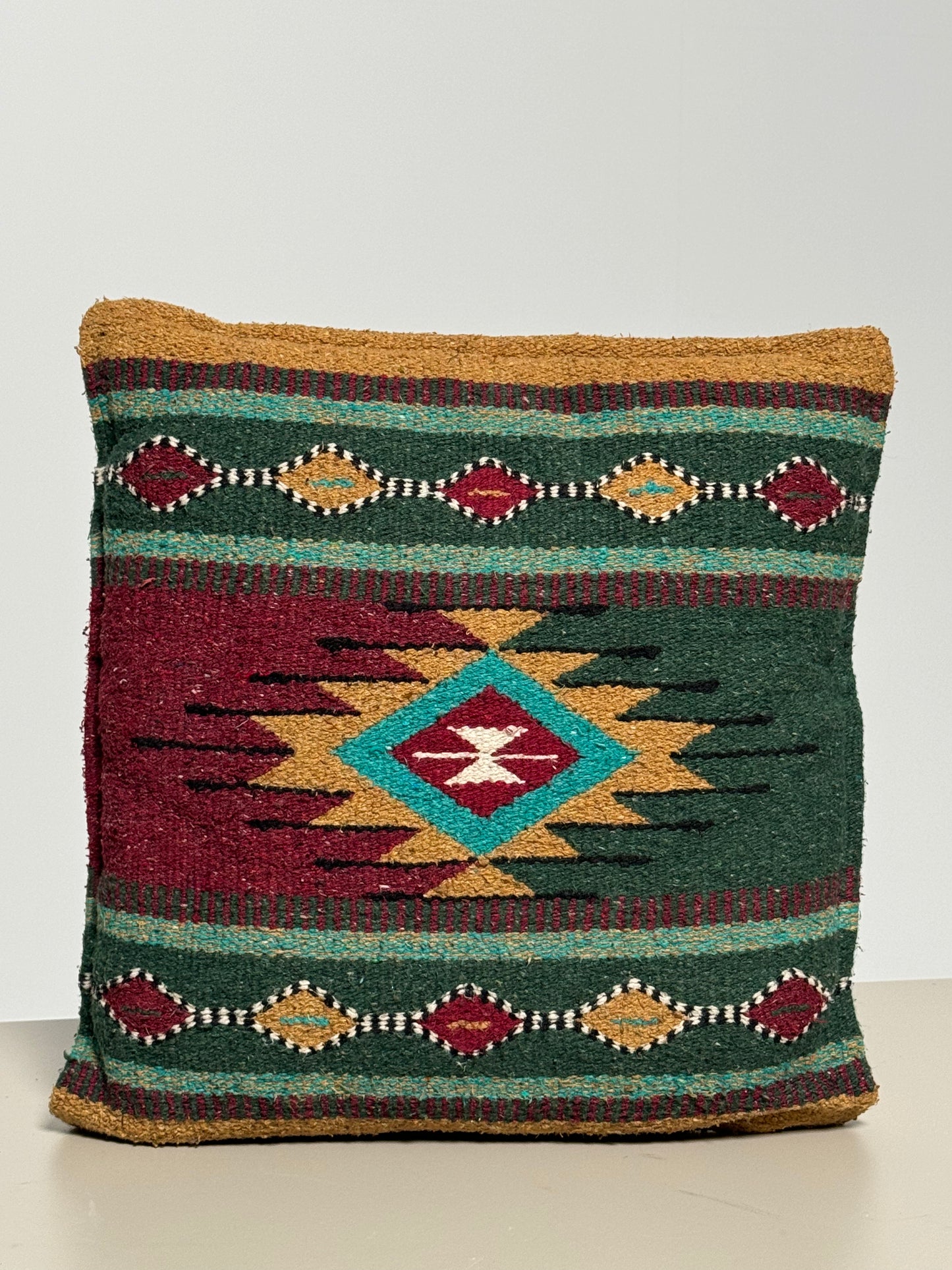 Vintage Wool Handwoven Pillow (2)