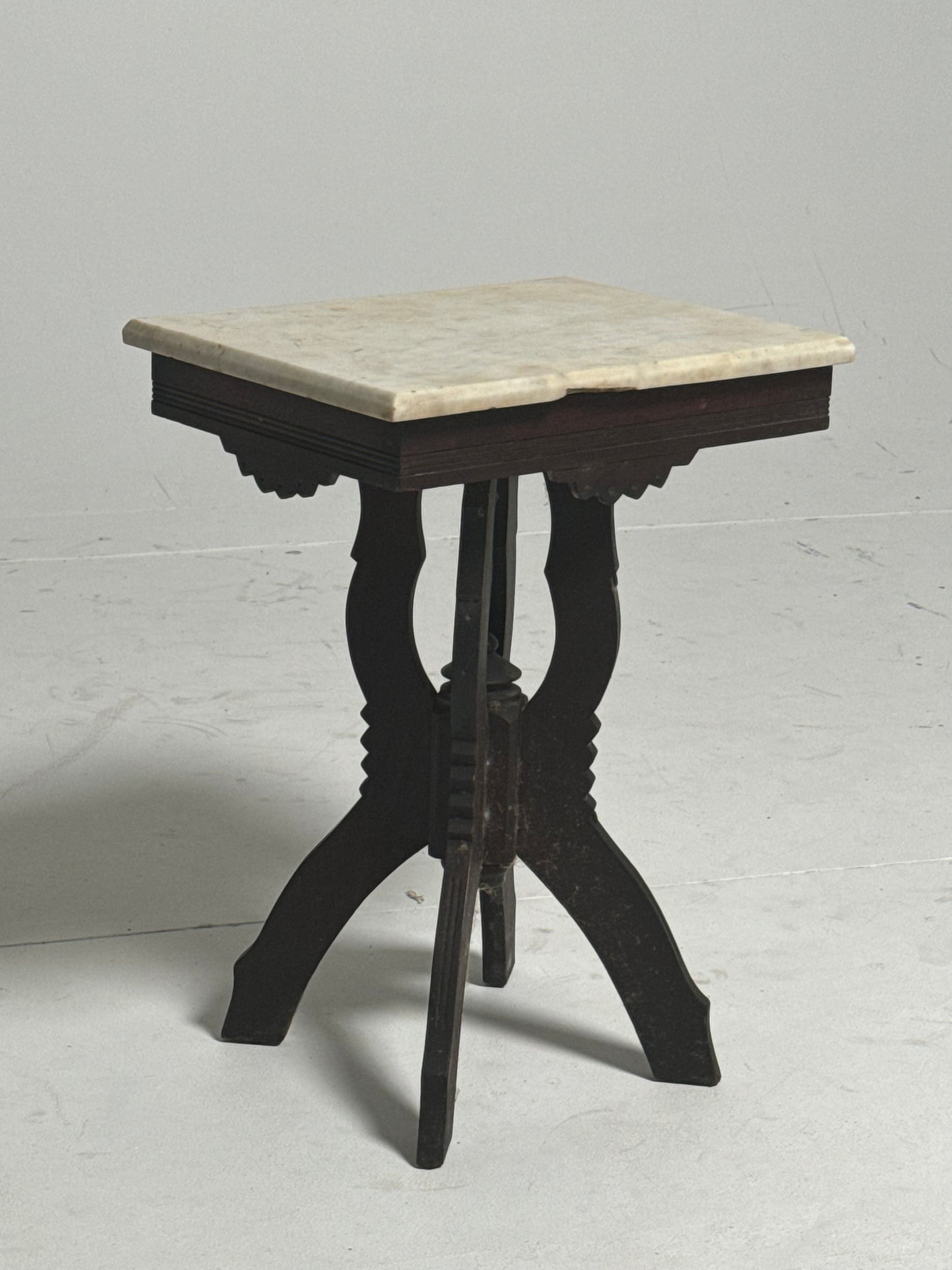 Stunning Antique Marble top Side Table