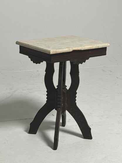 Stunning Antique Marble top Side Table