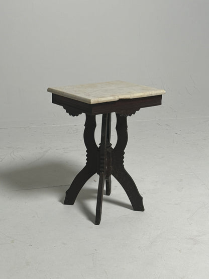 Stunning Antique Marble top Side Table