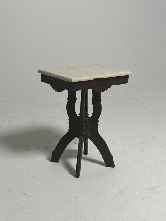 Stunning Antique Marble top Side Table