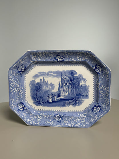Blue Transferware 1840s!