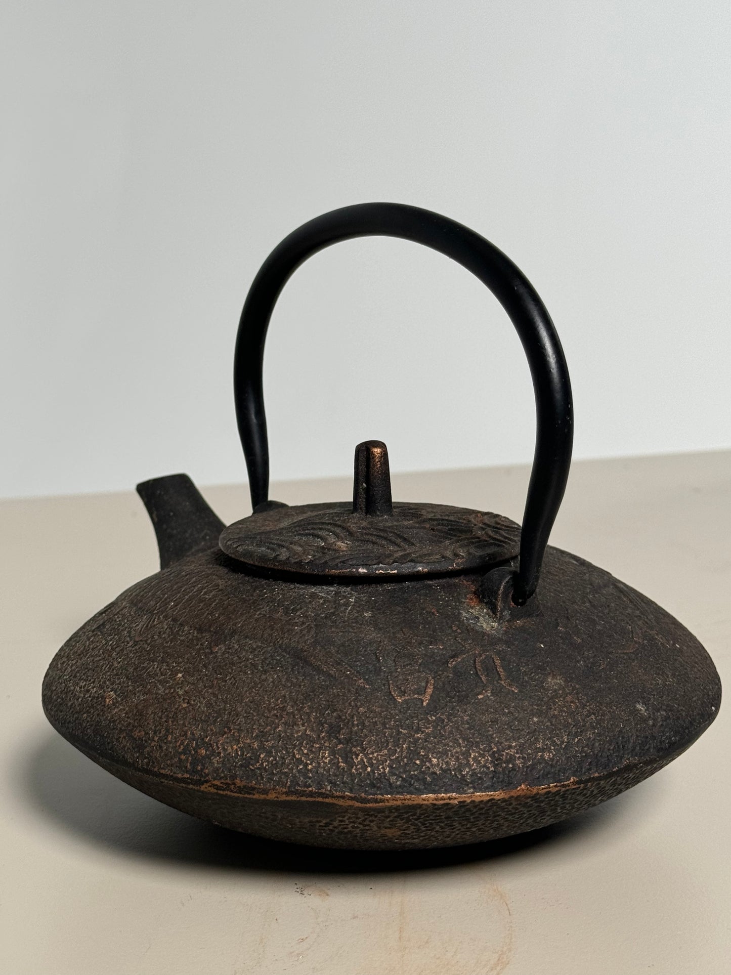 Vintage Japanese Cast Iron Tea Kettle