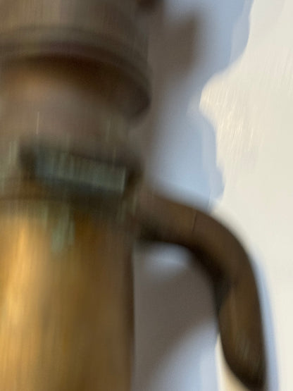 Antique Brass Fire Hose Nozzle by Larkin