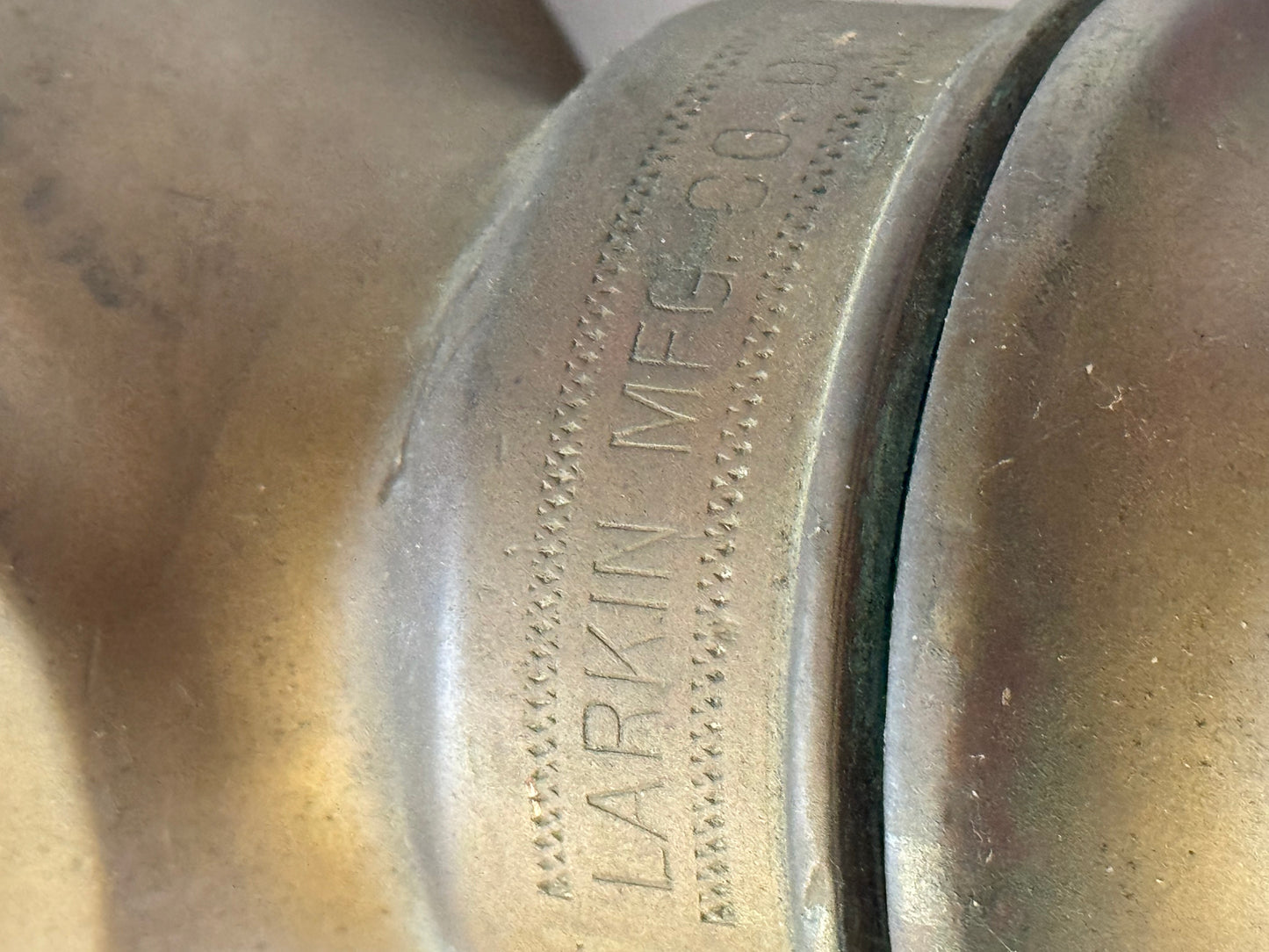 Antique Brass Fire Hose Nozzle by Larkin