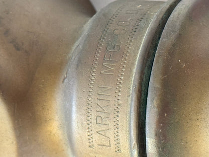Antique Brass Fire Hose Nozzle by Larkin