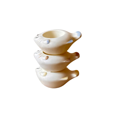 Ceramic Fish Tea Light Holders, Set of Three