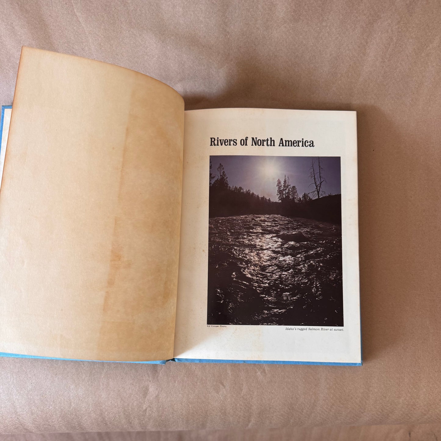 Rivers of North America, Outdoor World — Blue Cloth Hardcover, 1973