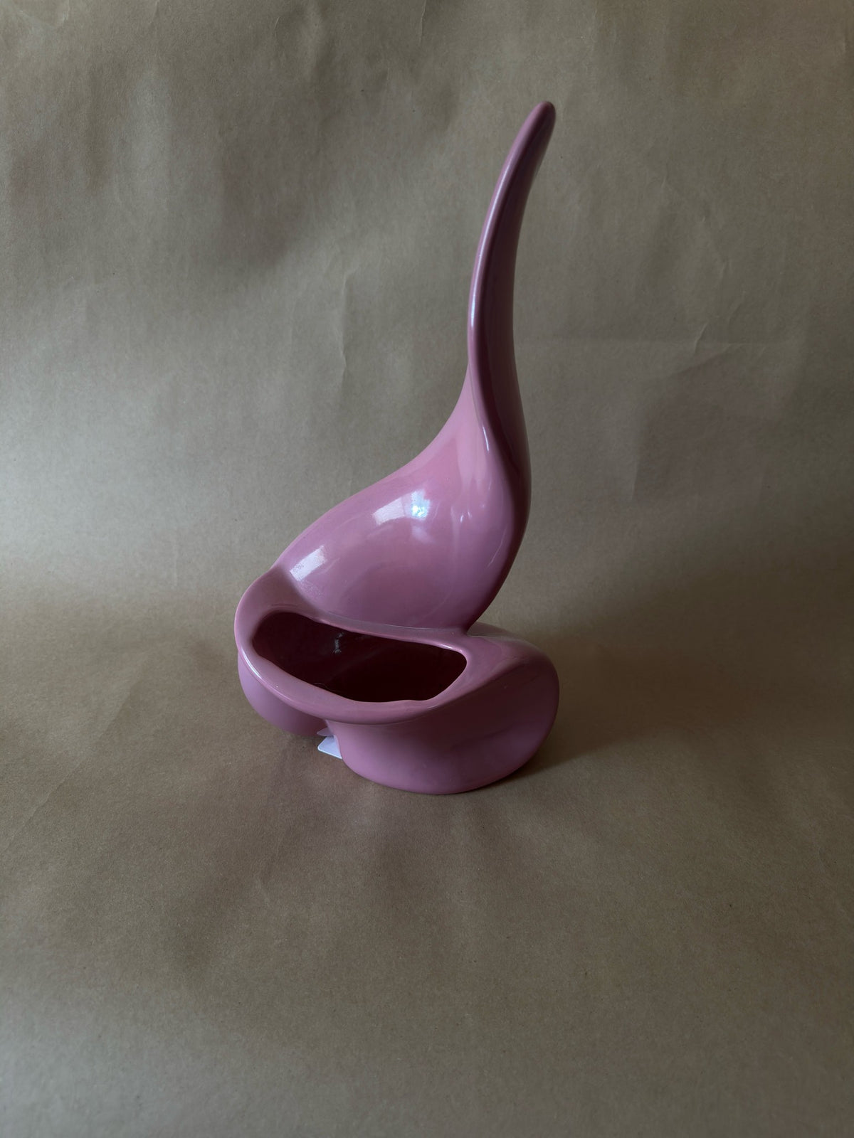 Vintage Pink Sculptural Planter