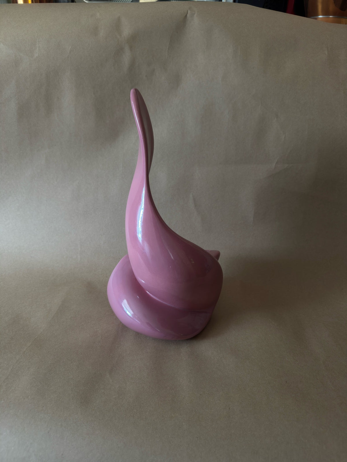 Vintage Pink Sculptural Planter