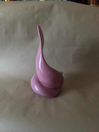 Vintage Pink Sculptural Planter