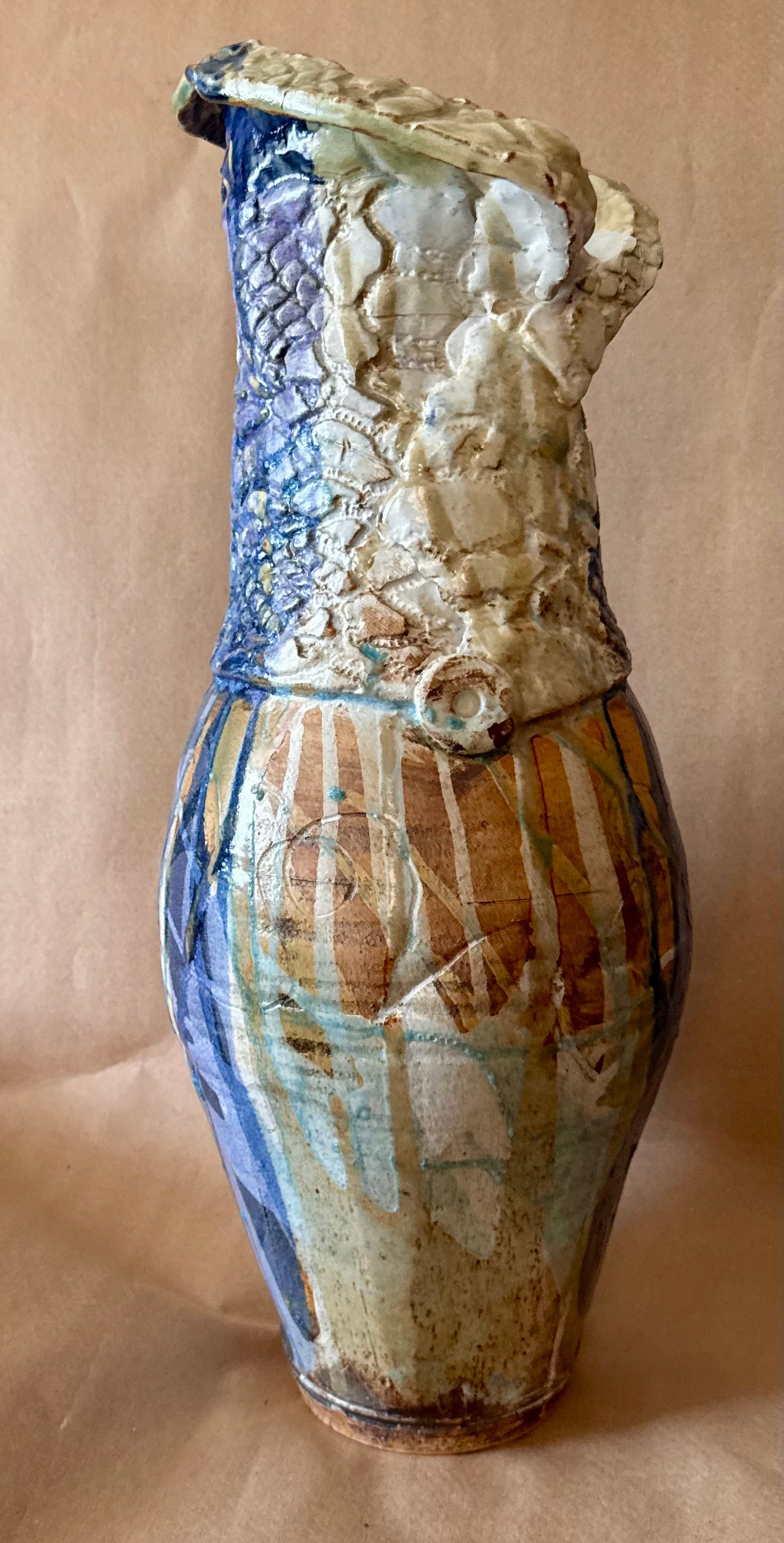 Studio Pottery Vase, Signed and Dated 1992