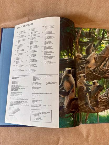 Primates, All the World's Animals — Torstar Books, 1985