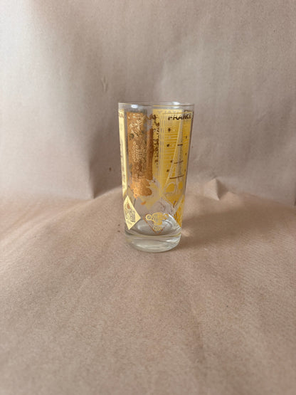 "Countries of the World" Gold Souvenir Tumbler