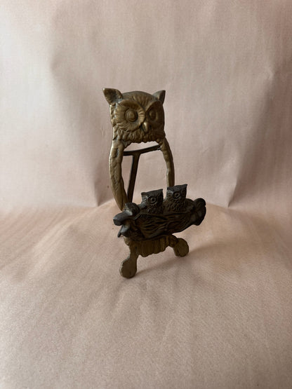 Brass Owl Cook Book Holder