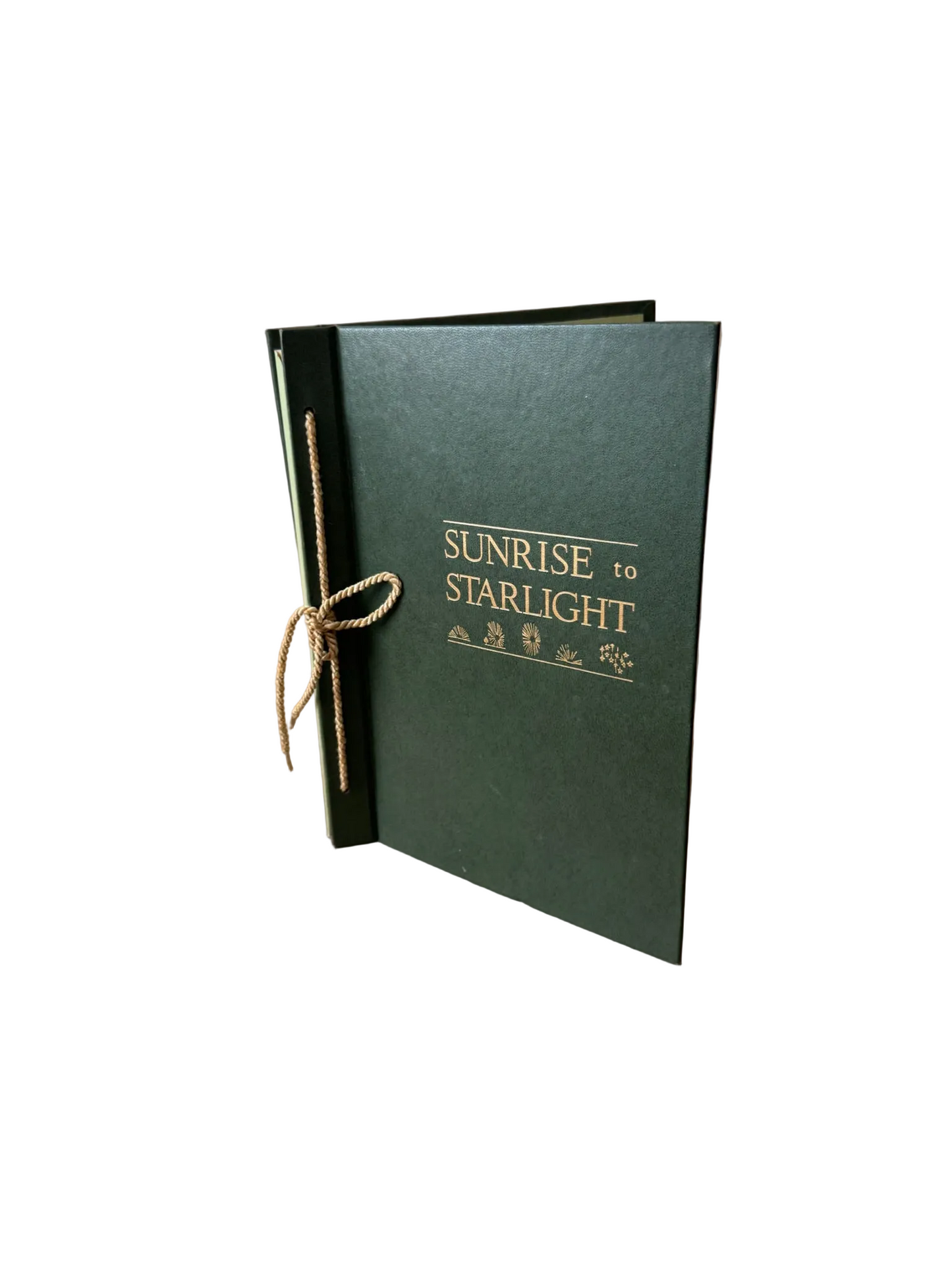 "Sunrise to Starlight" Green Portfolio Book