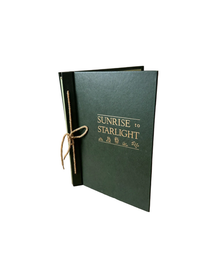 "Sunrise to Starlight" Green Portfolio Book