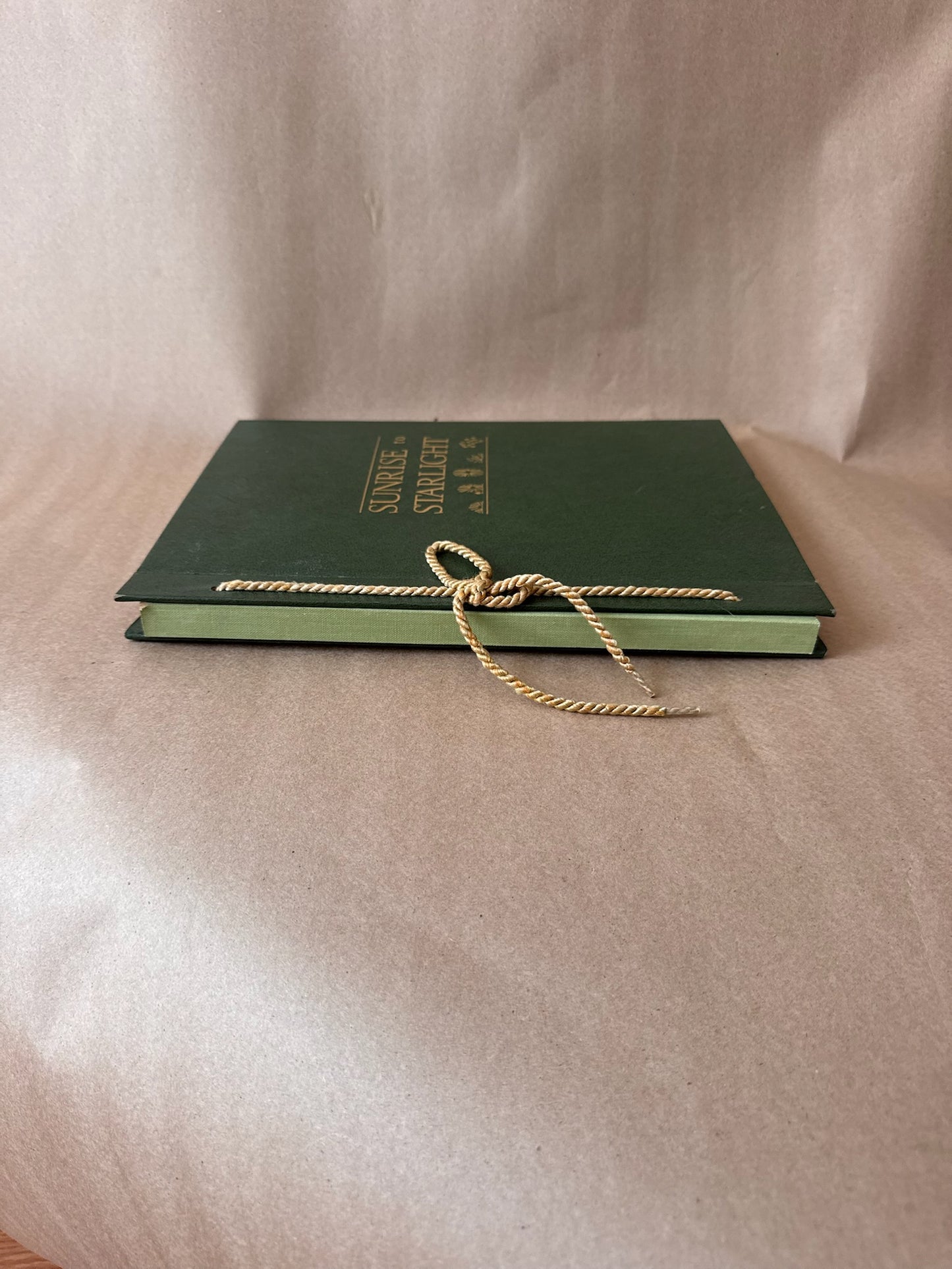 "Sunrise to Starlight" Green Portfolio Book