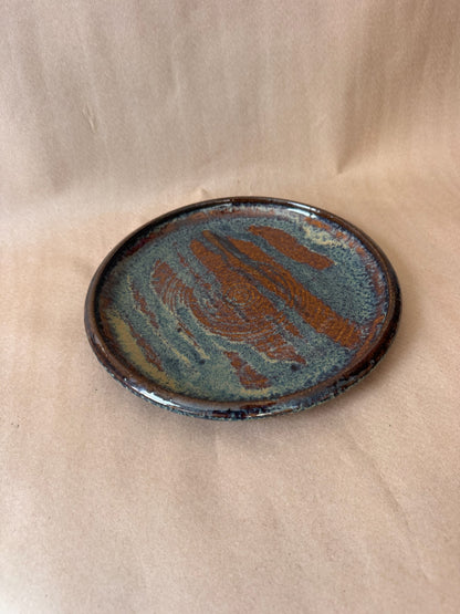 Beaver Pottery Stoneware Plate, Signed