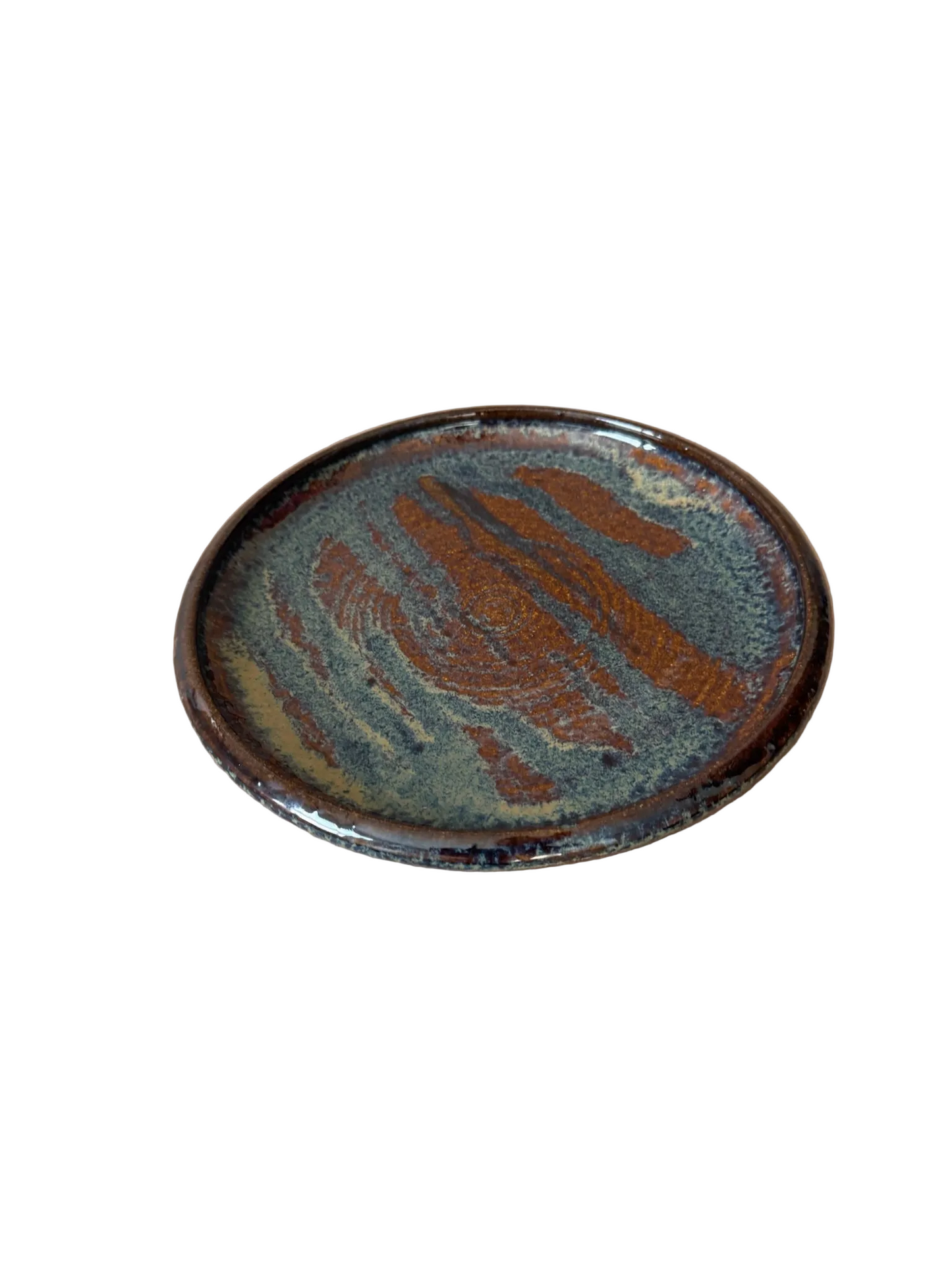 Beaver Pottery Stoneware Plate, Signed