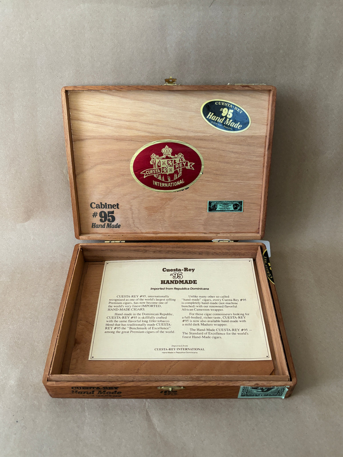 Cuesta-Rey Cabinet No. 95 Cigar Box