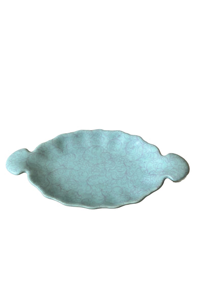 Celadon Leaf-Form Dish