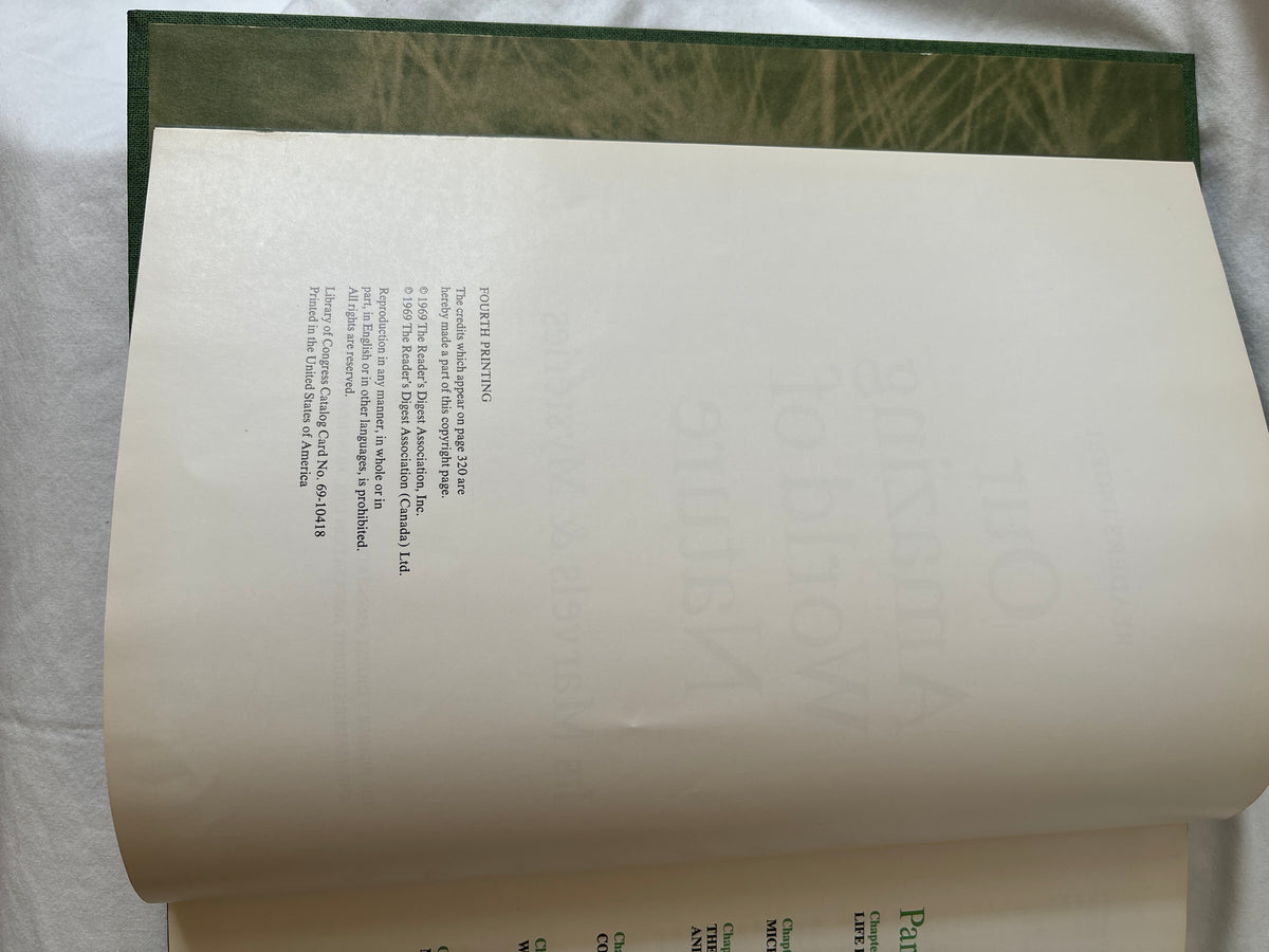 Copyright page showing 1969 fourth printing