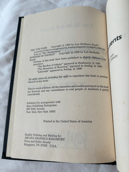 Copyright and printing detail