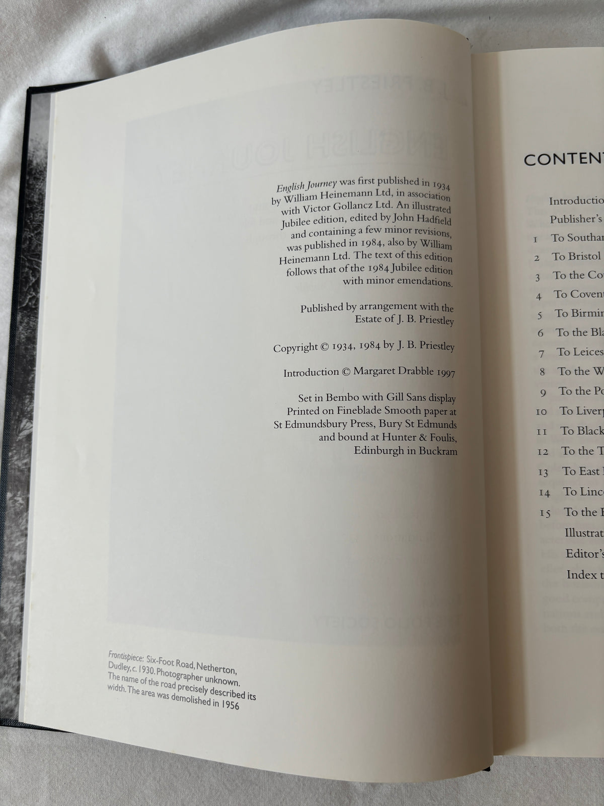 Copyright page, Folio Society 1997