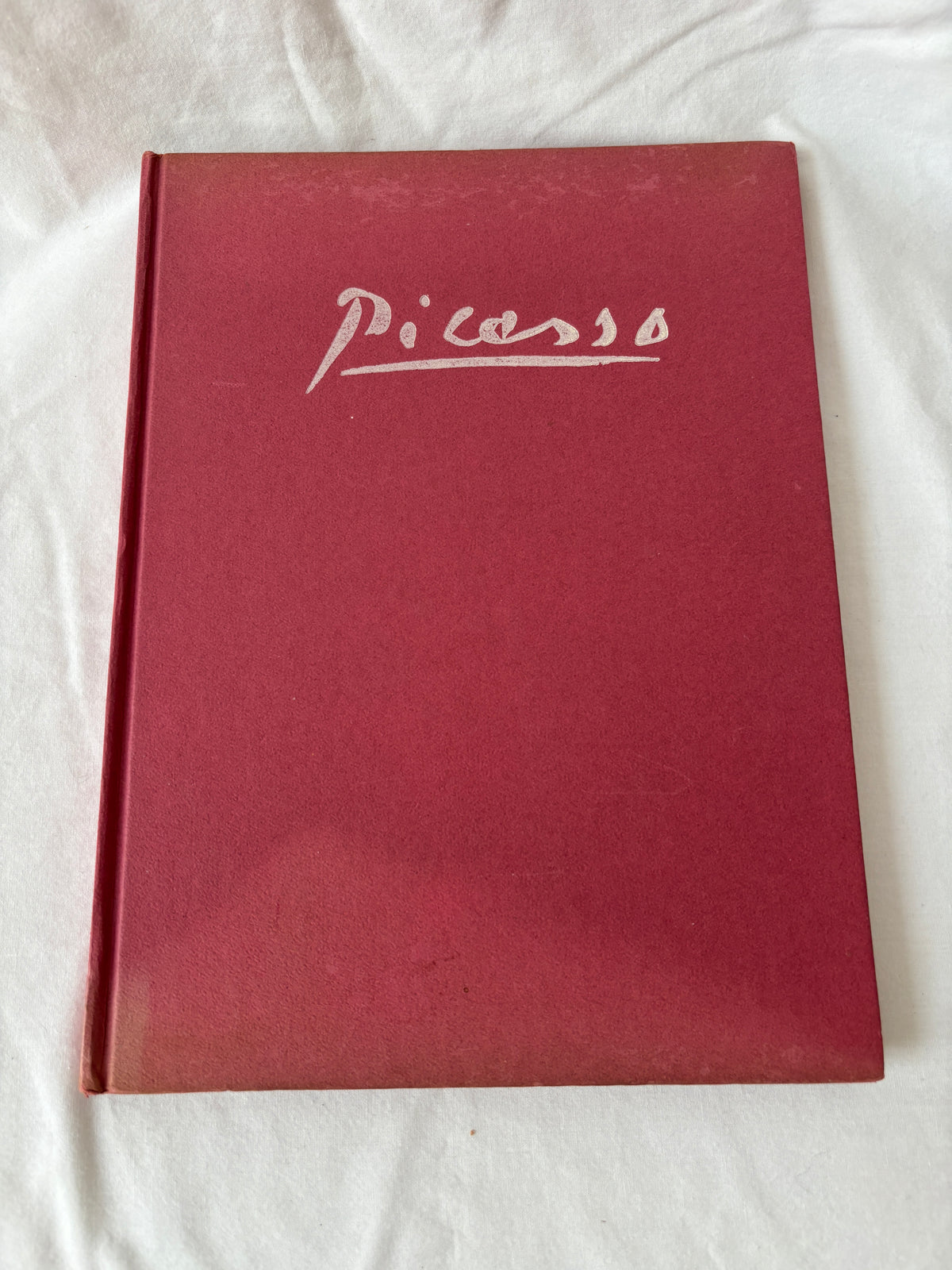 Picasso by Gaston Diehl, red cloth cover
