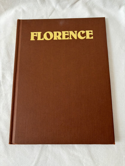 Florence, brown cloth cover with gilt lettering
