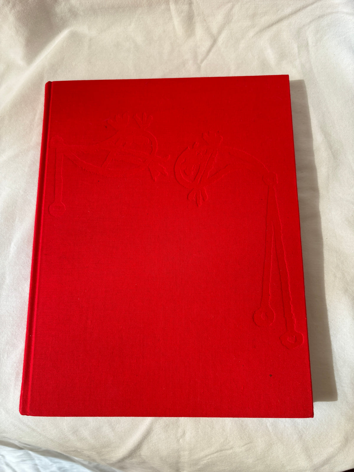 Picasso and the Weeping Women, red cloth cover