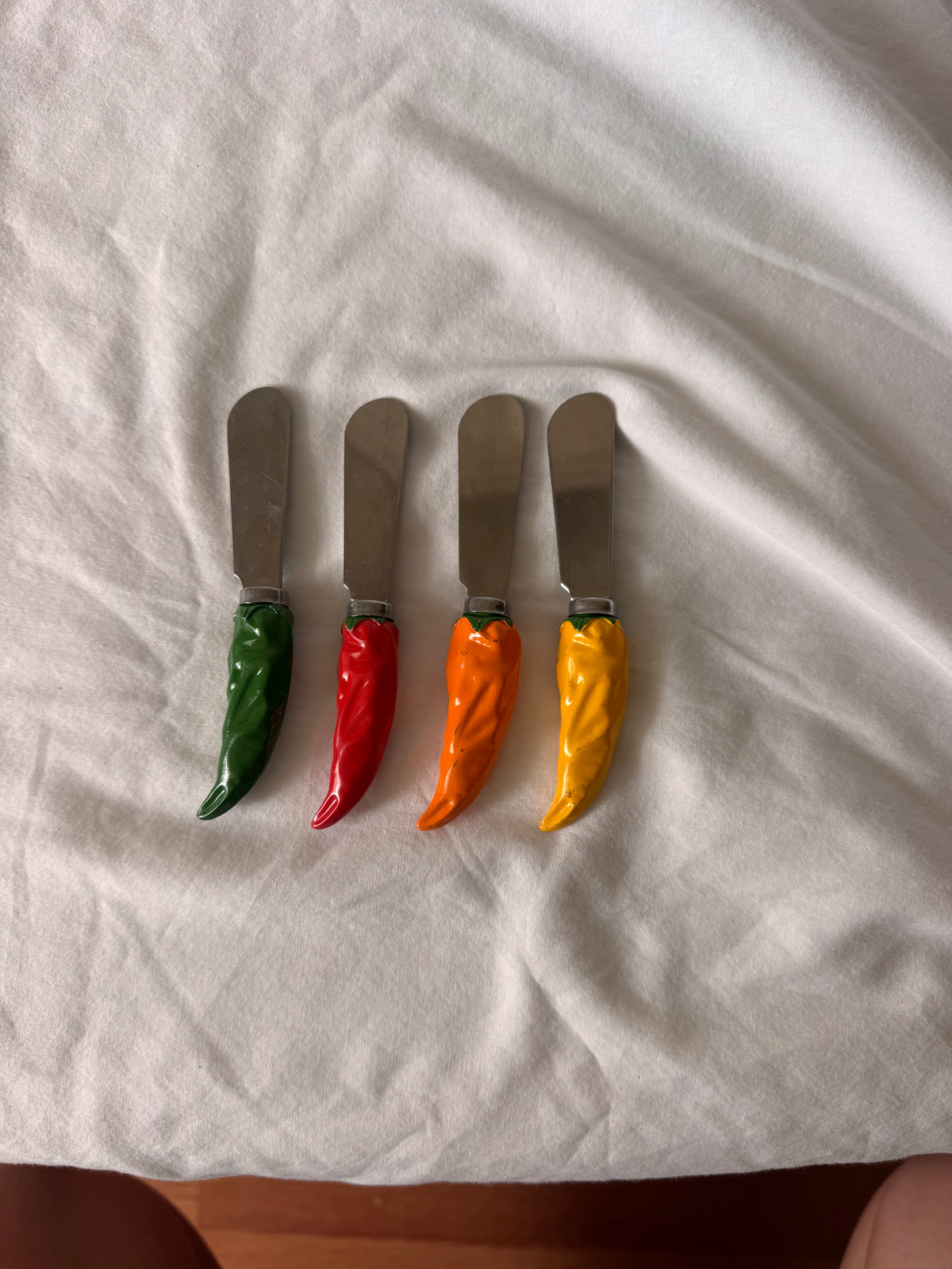 Chili Pepper Spreaders, Set of Four