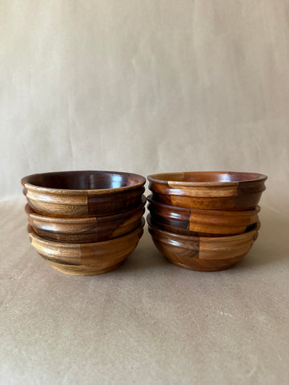 Segmented Turned Wood Bowl