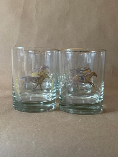 Equestrian Rocks Glasses, Set of Six