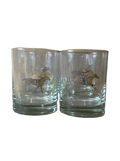 Equestrian Rocks Glasses, Set of Six