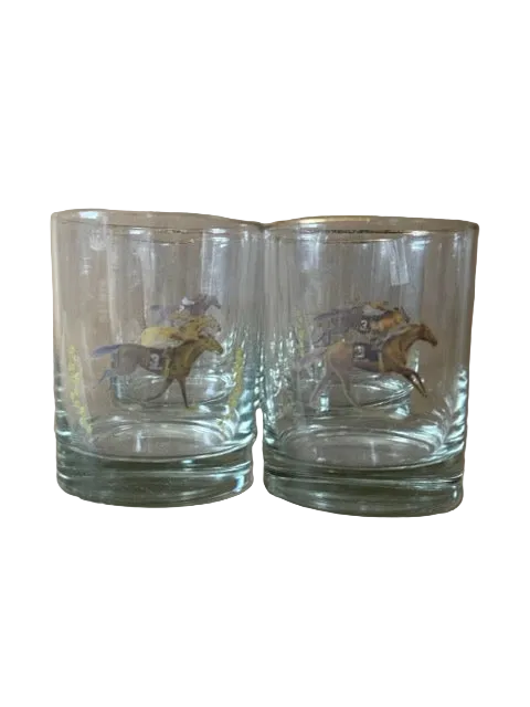 Equestrian Rocks Glasses, Set of Six
