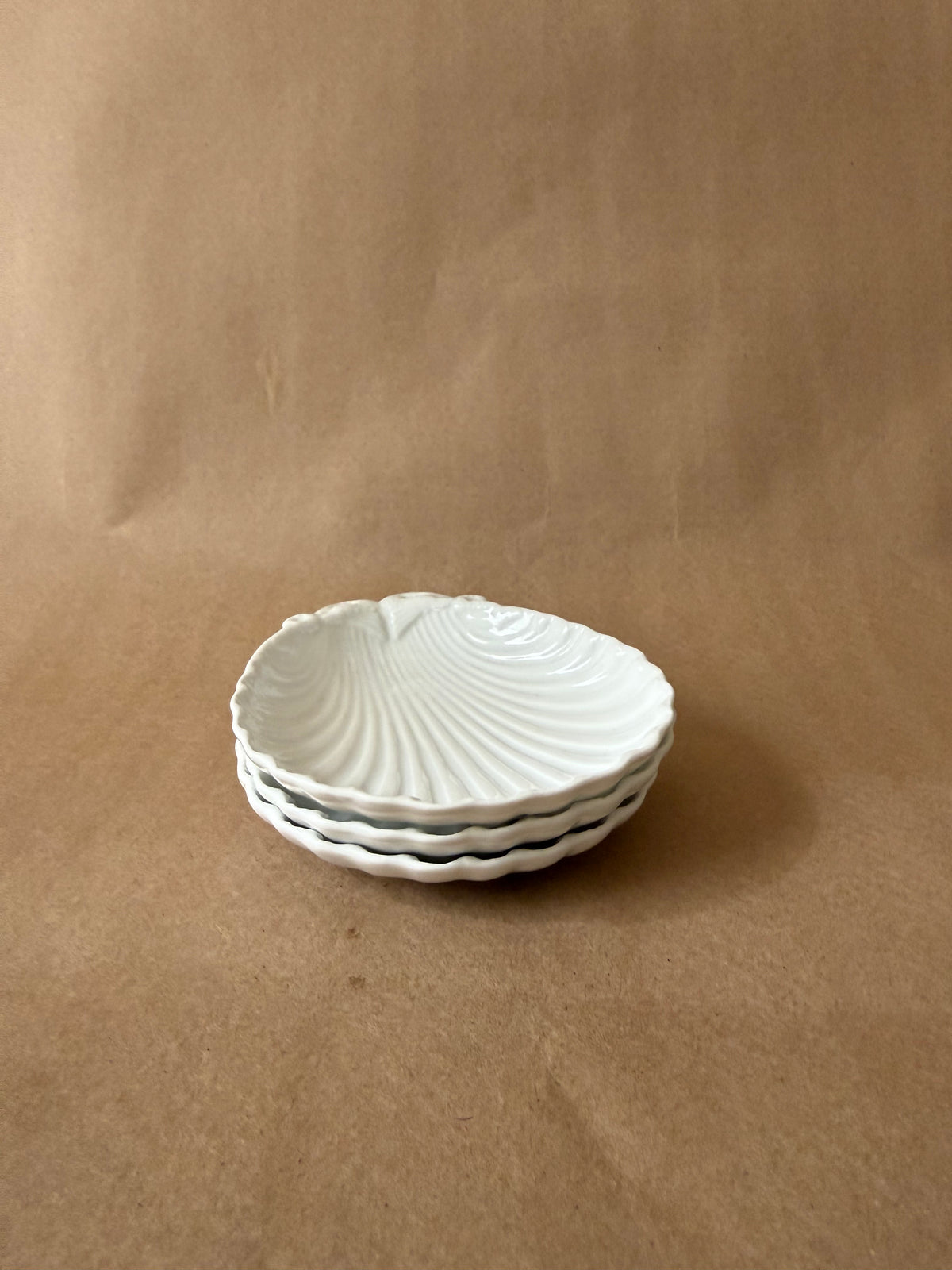 Nantucket Porcelain Shell Dishes- Set of 3
